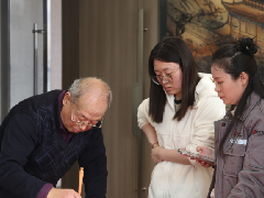 公司工會開展“墨韻迎春 瑞聯(lián)賀歲”送春聯(lián)活動(dòng)